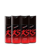 Kamasutra Deodorant For Men Spark 150 Ml Pack Of 4  FREE SHIPPING