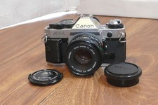 Canon AE-1 Program 35mm SLR Film Camera 50mm f/1.8 Lens - As Is - READ