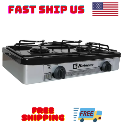 #ad US Koblenz 2 Burner Propane Manual Stainless steel Outdoor stove 20%OFF $36.95