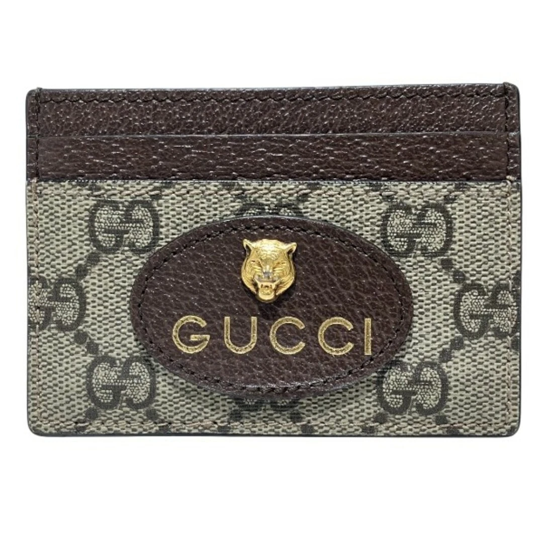 Gucci GG Supreme Neo Vintage 597557 Marque Accessoires Porte Carte Portefeuille Unisexe [U