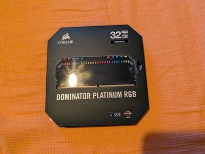 Corsair Dominator Platinum RGB 32GB (2x16GB) DDR4 3600MHz CL18 AMD iCUE Schwarz