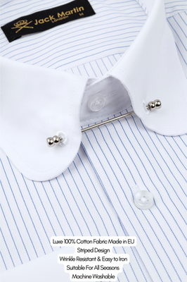 Jack Martin Mens Club Pin Collar Long Sleeve Vintage Twill Dress Shirt For Men | eBay Jack Martin Mens Club Pin Collar Long Sleeve Vintage Twill Dress Shirt For Men | eBay