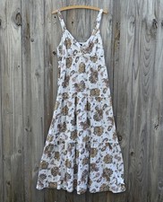 Tommy Hilfiger Paisley Tiered Maxi Dress Size Large