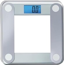 Precision Digital Bathroom Scale with 400 lb Capacity  Extra Large LCD Display