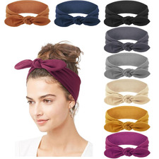Adjustable Women and Girls Headbands Non Slip Elastic Hair Bands for Yoga and