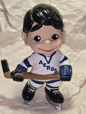 Andre Lacroix WHA Houston Aeros Signed Ceramic Figure Personal Collection