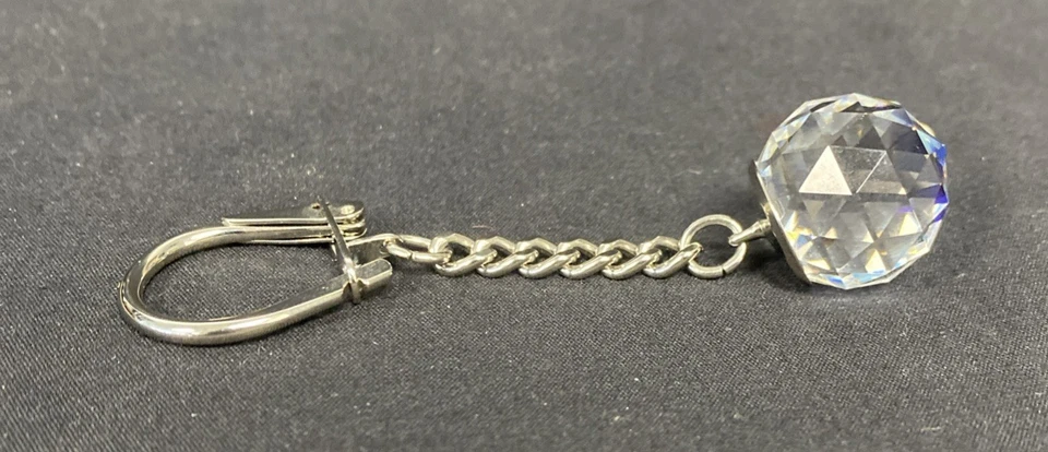 Llavero bola cristal Swarovski (destacado azul) con bolsa Foto 4 de 4