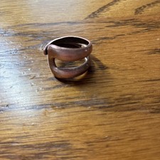 Vtg Handmade Copper Ring Size 5