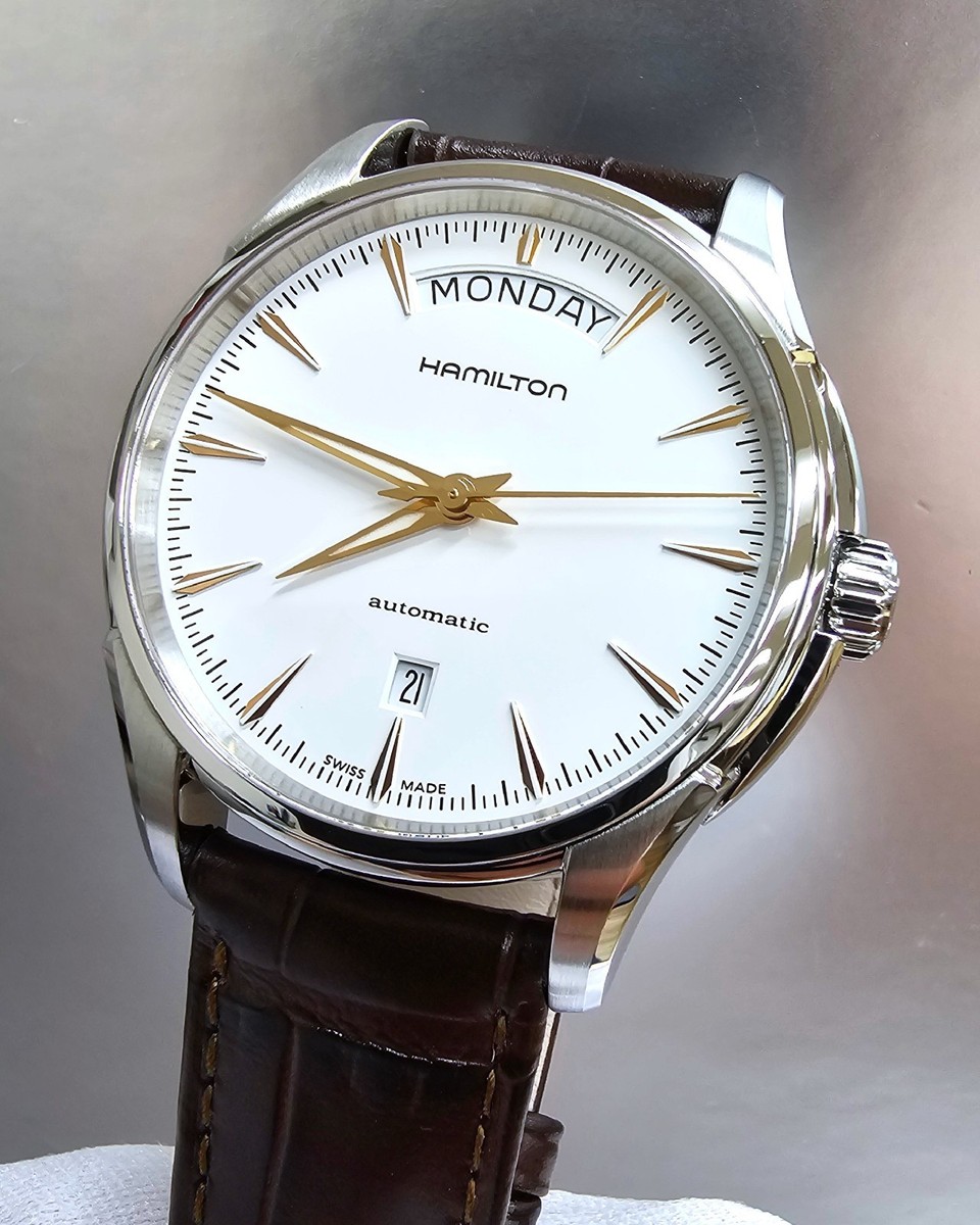HAMILTON Jazzmaster Day Date Automatic 40mm Leather Men's Watch H32505511