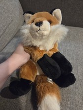 VERY RARE 90  s-Aurora Flopsies Pal Finley Fox Super SOFT Plush Animal 15"