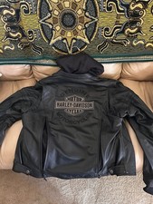 harley davidson leather jacket, women s black