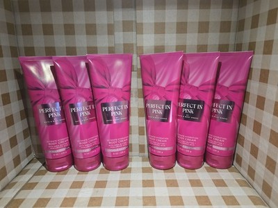 (6 PACK) Bath & Body Works PERFECT IN PINK Ultimate Hydration Body Cream 8oz