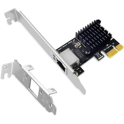Hochgeschwindigkeits PCIe Netzwerkkarte - RJ45 Anschluss für Gaming & Streaming