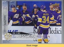 2020-21 Upper Deck Game Dated Moments February /499 Arthur Kaliyev #12 READ y0i