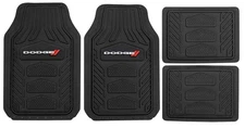 Dodge Weatherpro 4 Piece Floor Mats Set, Floor Mats by Plasticolor (001666R01...