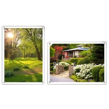 4Pcs Acrylic Photo Frames 5x7In Photo Display Vertically Horizontally Free Stand