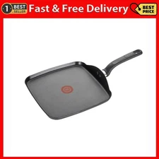 T-fal Easy Care Nonstick Cookware, Griddle, 11 inch, Grey