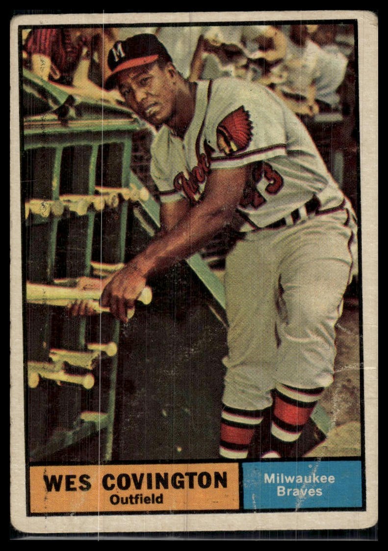 1961 Topps #296 Wes Covington