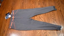 Ariat, New, Heritage Elite, grey/ tangerine breeches, girl s 12, MSRP 99.95