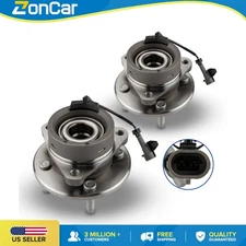 Pair Front Wheel Hub and Bearing Assembly Fits 2003-2007 Saturn Ion 2.2L 513204