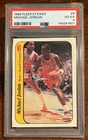 1986 Michael Jordan Fleer Sticker #8 Card PSA VG-EX 4 Rookie RC