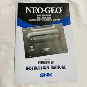 SNK Neo Geo Console Tested Working Complete Boxed Set With Controller Japan