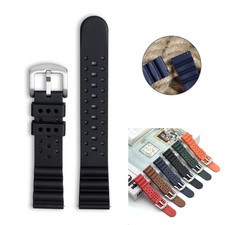Quick Release FKM Fluoro Rubber Watch Strap Watch Band Universal Smart Bracelet