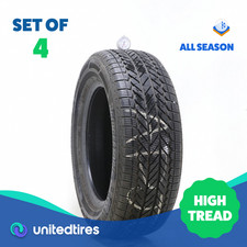 Set Of 4 Used 22560r16 Bridgestone Weatherpeak 98v - 8-8.532