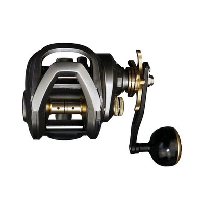 Big Game Baitcasting Reels 33Lbs Max Drag Low Profile Baitcaster 500, gray 