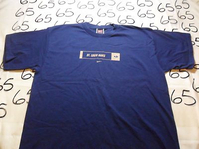 Large Vintage Nike Swoosh Tag St Louise Rams Football NFL Shirt | eBay