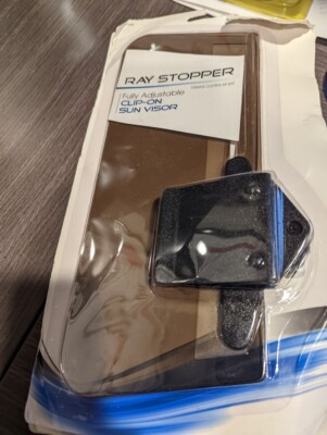 Custom Accessories 70006 Smoke Color Ray Stopper Sun Visor