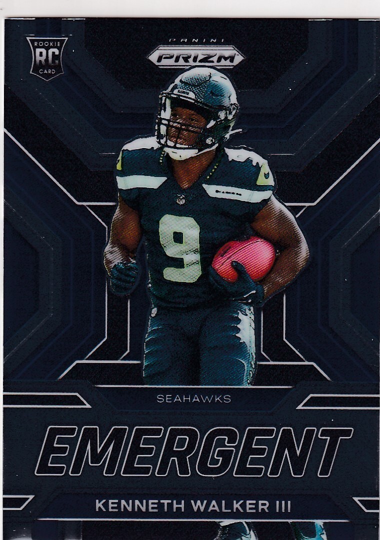 2022 PRIZM EMERGENT RC KENNETH WALKER III SEATTLE SEAHAWKS ROOKIE GE-93