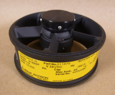 EG&G Rotron USA Propimax 2L 011675 Tubeaxial Fan 3159SF 28VDC 15,000RPM 0.9Amp