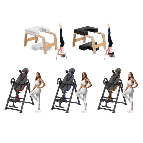 VEVOR Yoga Headstand Bench Inversion Chair Exercise Workout Fitness Training