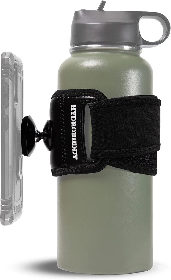 Water Bottle Sleeve w/ Phone Holder – Fitness Carry Band for Gym & Running - Image 2 of 4