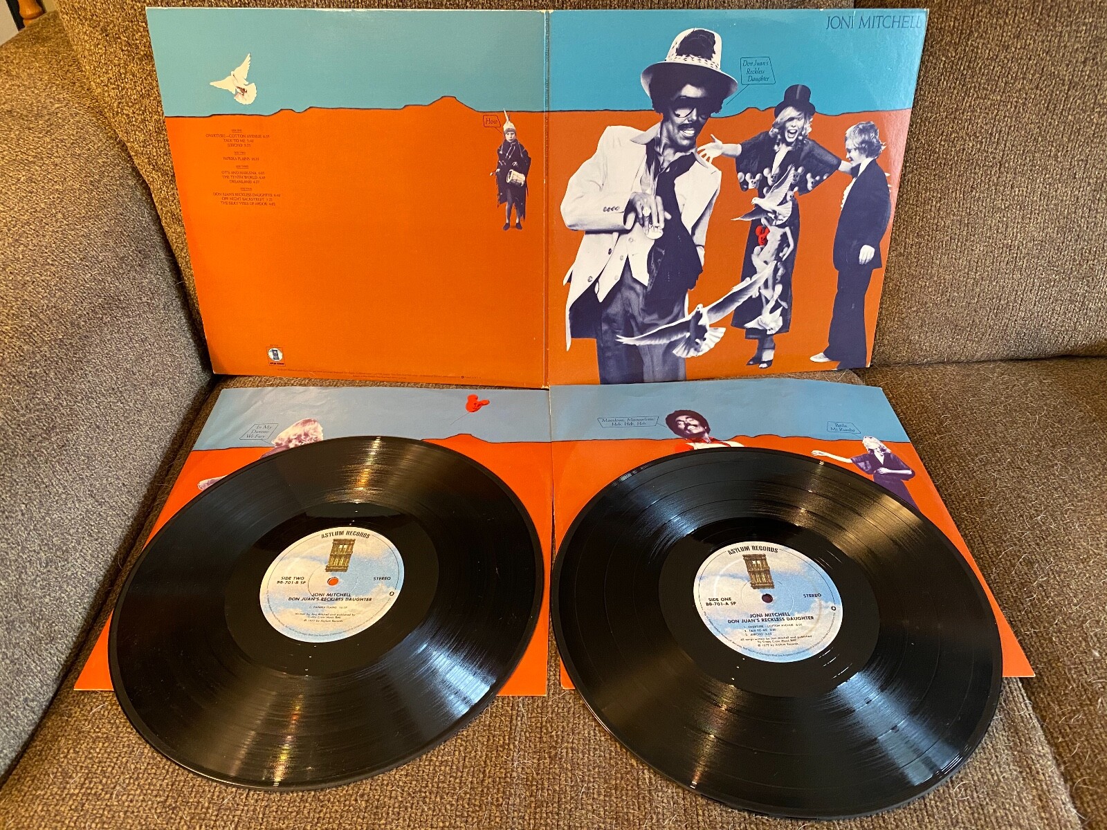 JONI MITCHELL Don Juan s Reckless Daughter 1977 Asylum GF DBL LP BB 701 