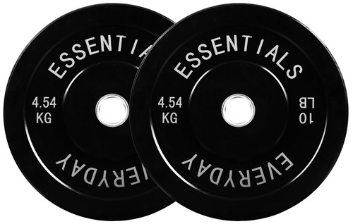 2" Olympic Bumper Plate Weight Plates with Steel Hub 10LB Pair