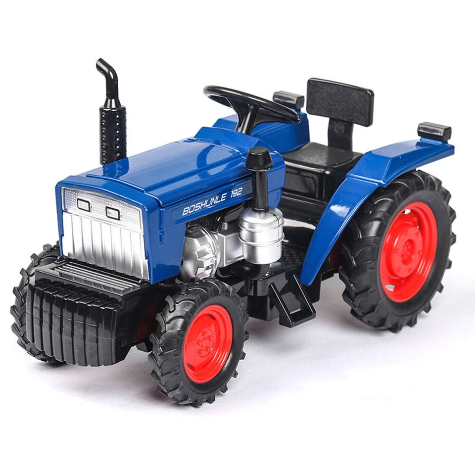 1:24 Granja Tractor Juguete Metal Diecast Granja Juguetes Vehículo Niños Juguetes Niños Regalos Azul Foto 3 de 4