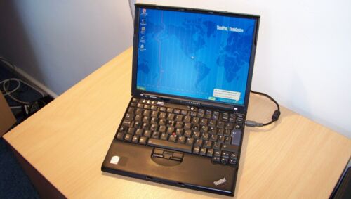 Lenovo Thinkpad X61 Retro Windows XP Laptop Core 2 Duo T7100 CPU 80GB Hard Drive - Picture 1 of 10