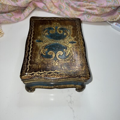 vintage wood box 7” W | eBay