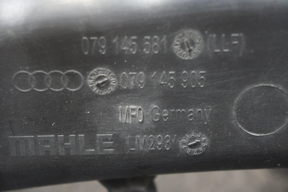 Engine Intercooler Upper Air Intake Manifold Duct 079145581S OEM Audi RS7 2017 - Image 3 of 4