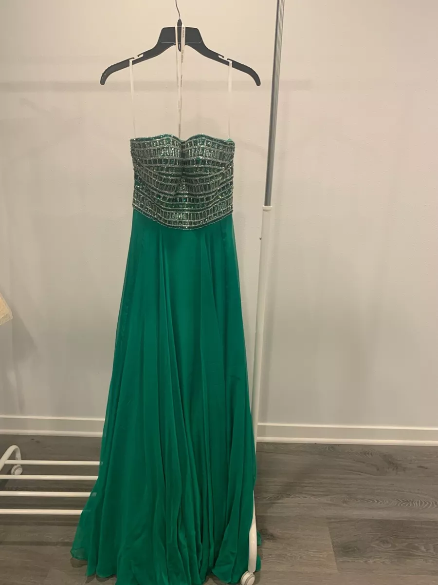 Sherri hill emerald store green dress