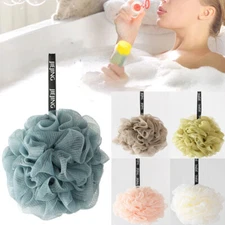 Bath Puff Bath Sponge BodyClean Bath Scrub Ball Mesh Soap Dispenser Exfoliating✿