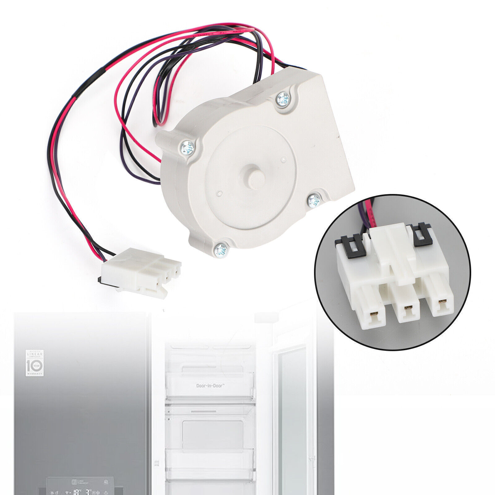 DC12V Refrigerator Fridge Replacement Evaporator Fan Motor For LG 4681JB1027C