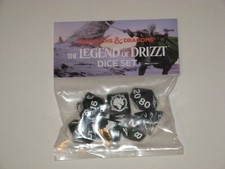 The Legend of Drizzt Dice Set NEW Free RPG Day 2024 Sirius 7 polyhedral D D rpg