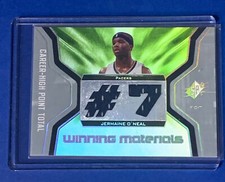 2007-08 SPx Winning Materials Jersey Number #7 Jermaine O'Neal #WMJ-JO Patch R3