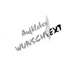 Wunschtext Aufkleber selbst gestalten Autosti...