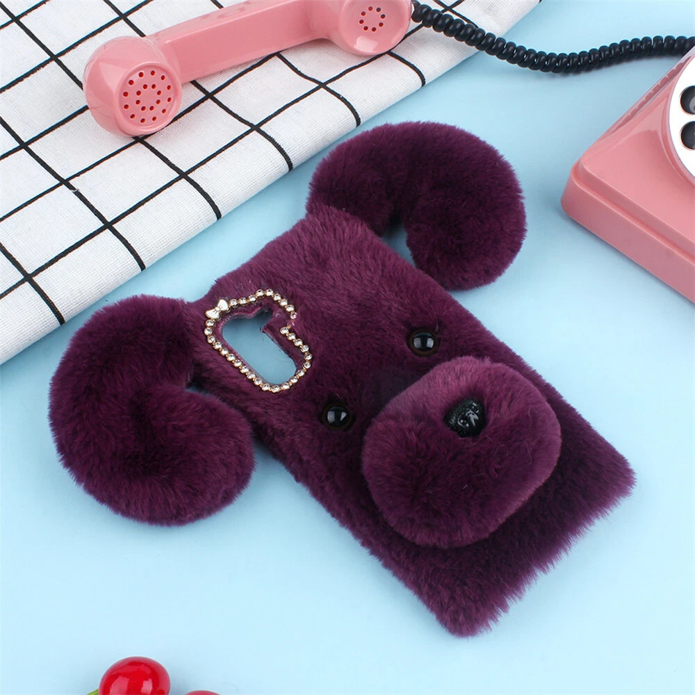 Phone Case Cute Furry Cover Soft Skin For Galaxy S21 S21+ S21Ultra S21FE
