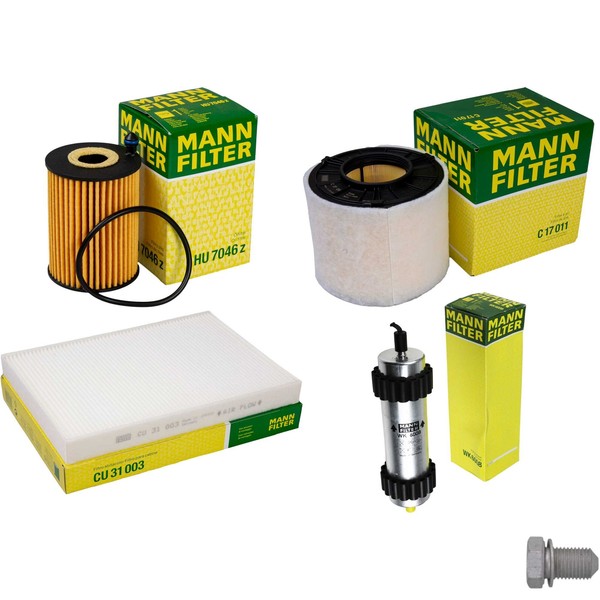 Mann-Filter Inspektionspaket Filterset FüR Audi A4 Avant 40 TDI Mild Hybrid-image