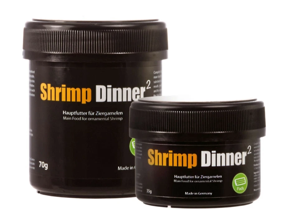 GlasGarten Shrimp Dinner Pads 2 - Daily Shrimp Food Healthy Moult Growth Color